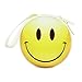 Produktbild Smiley Kopfhörer Tasche für In Ear Ohrhörer (Robustes metallenes Hardcase,Innenmaß: 7x7x3,5 cm) Glücklich Etui
