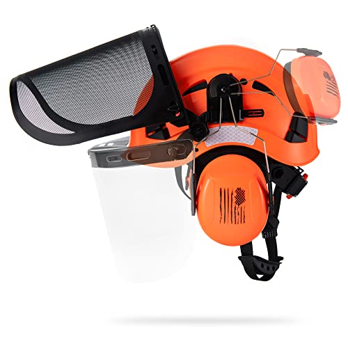 Protector de malla metálica Green Devil para cascos forestales 6