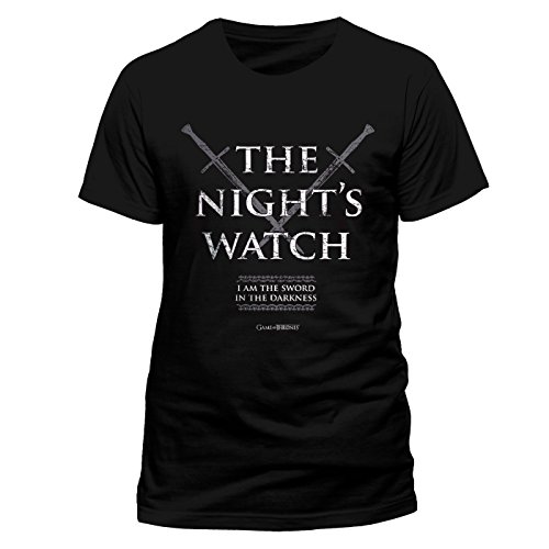CID Game of Thrones Nights Watch T-Shirt Uomo
