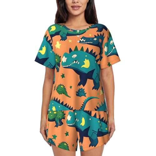Pijama de dinosaurio para mujer que añade alegría y suavidad a tus noches