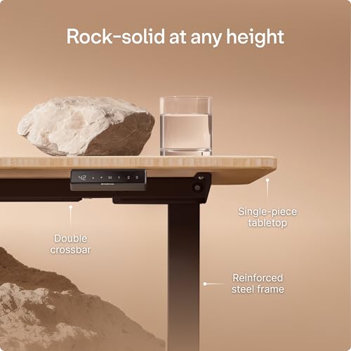 Electric standing desk adjustable