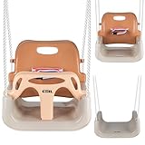 COIL Kinderschaukel Babyschaukel Outdoor 3-in-1 Schaukel Baby...