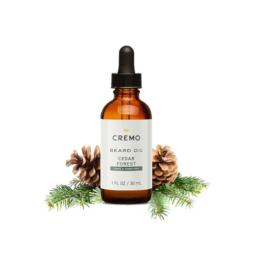 Cremo Beard Oil, Revitalizing Cedar Forest, 1 fl oz - Restore Natural Moisture and Soften Your Beard To Help Relieve Beard Itch - Image 4