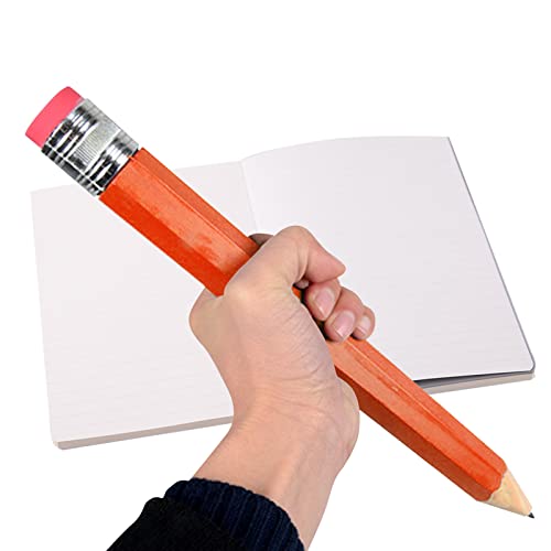 でかい鉛筆 Amazon | Tinlade 木製ジャンボ鉛筆 6本 小道具用 面白い大きな
