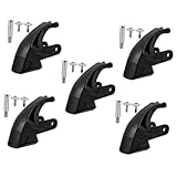 Happyyami 5 Juegos Dispositivo de Freno de Rodillo Suministros para Patines en línea tapón de Patines Patinador Skate Shoes Roller Skates Bloque de frenado Bloques de Freno Caucho Black