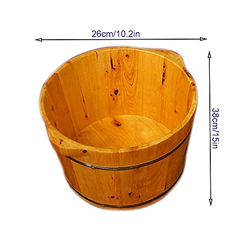 Balde de Madera para Spa de Pies, Barril para Foot Bath miniatura 3