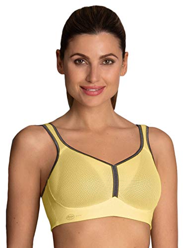 Anita 5544-222 Women's Active Yellow Padded Sports Bra 34AA