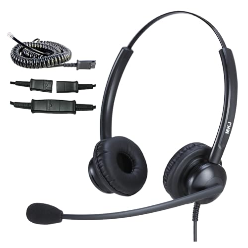 Auriculares de teléfono para teletrabajo en casa cómodos para reuniones y llamadas largas
