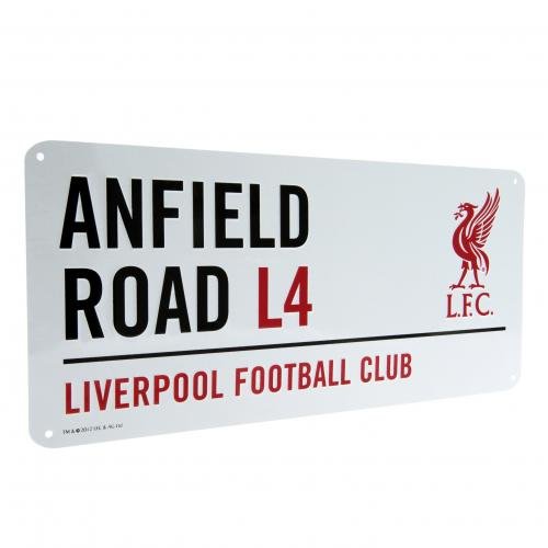Liverpool F.C. Oficjalny produkt Znak uliczny