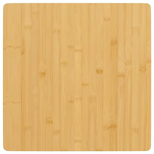 NQJIBUE Home Garden, tablero de mesa de bambú de 60 x 60 x 1,5 cm