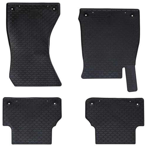 Tapis Audi A4 B9 haut de gamme en caoutchouc TPE noir résistant pour intérieur de berline