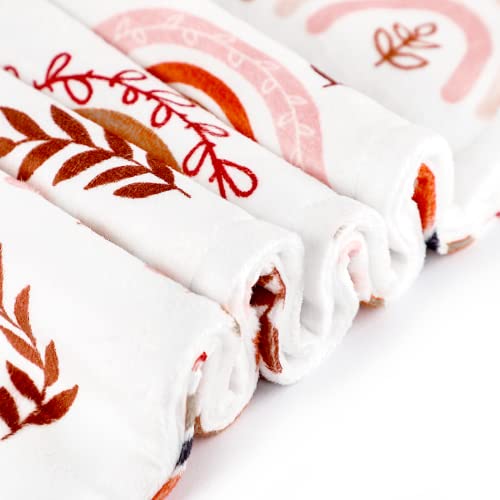 Pea Pod 30'' X 40''Baby Blankets, Rainbow Toddler Newborn Blanket For Boys Girls, Super Soft Minky And Dotted Backing, Double Layer, Crib Receiving Blanket For Nursery/Stroller/Toddler Bed/Carseat #TOP1