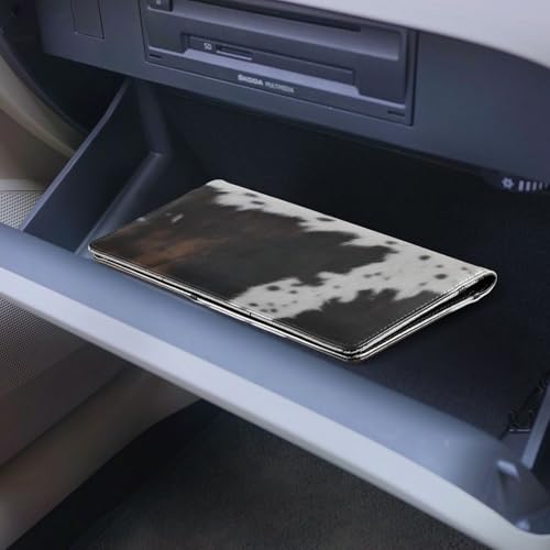 Organizador de documentos de cuero slim miniatura 6