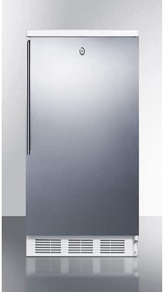 Summit Appliance FF7LWBISSHV 33.5 x 23.63 x 23.5 in. Built-In Undercounter All-Refrigerator White Cabinet