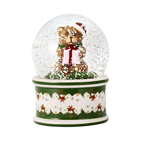 Villeroy & Boch - Christmas Toys, Snow globe small, Bear, 6,5 x 6,5 x 9cm, Porcelain/Glass, multicoloured (14-8327-6695) Cover