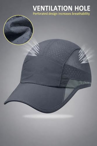 Image of HSR Unstructured Reflective Lightweight Breathable Stylish Sports Soft Hat Cap for Men and Women