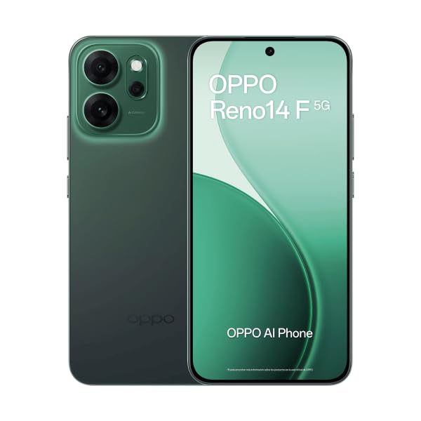 OPPO Reno14 F 5G 8GB-256GB Verde (Luminous Green) Dual SIM
