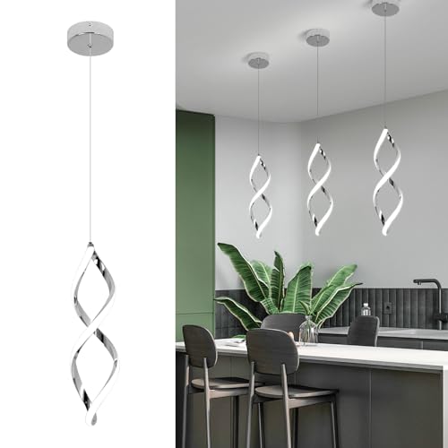 Vloitgol Modern Pendant Lights Kitchen Island,16W Cold White Led Pendant