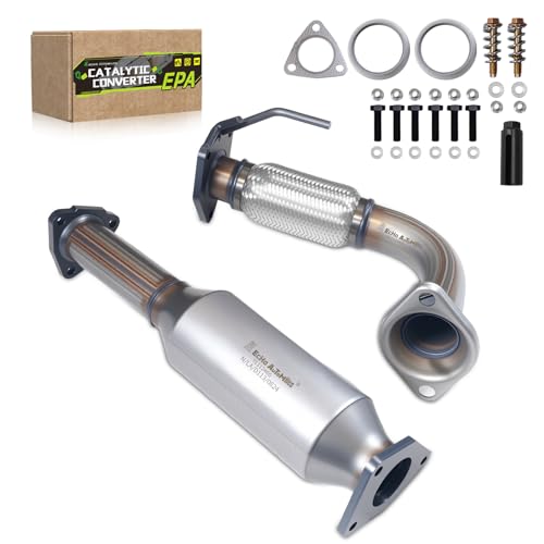 ECHO AUTOMILES Catalytic Converter Compatible with Honda Accord 2003 2004 2005 2006 2007 L4 2.4L 2PCS, Catalytic Convertor EPA Compliant 16299