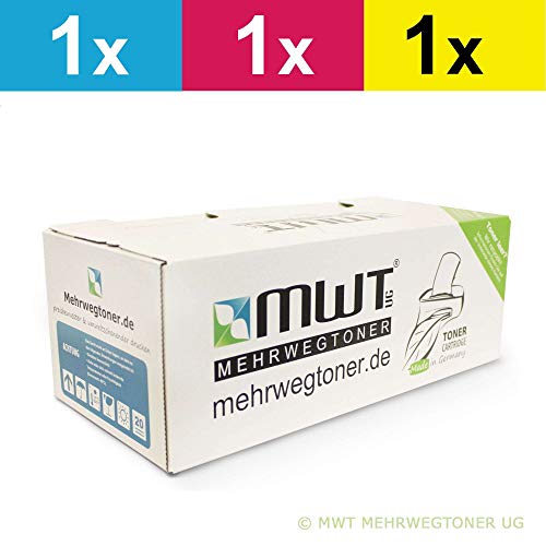 3x MWT Cartuccia per Konica Minolta CF2203 C351