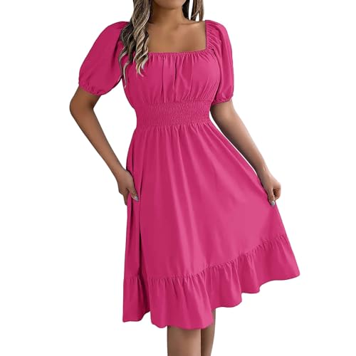 Robe de plage rose en taille M idéale pour flâner en terrasse ou au bord de mer