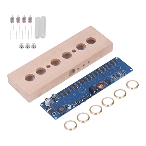 Kit de reloj de tubo Nixie para entusiastas del bricolaje tablero completo IN14 multicolor