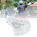 equlup Lacrosse Head, Nylon Mesh Strung Wear Proof Nylon Lacrosse Stick Heads Mens Strung Equipment for Competition Competition (Men)