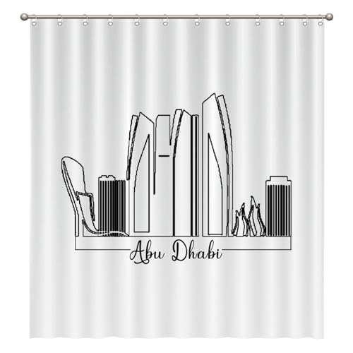 Yinrune United Arab Emirates Abu Dhabi City Skyline