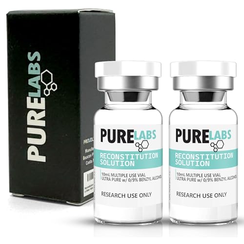 Reconstitution Solution 2 Pack - 10ml - in Premium Glass Vials | Made in USA