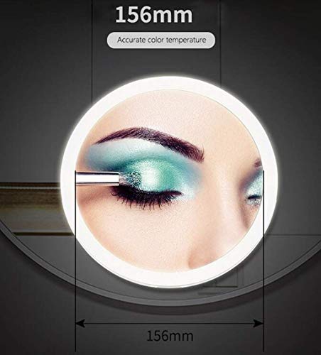 Miroir maquillage mural grossissant pour corriger les détails