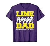 Offensive Lineman Funny Football Line Dad T-Shirt