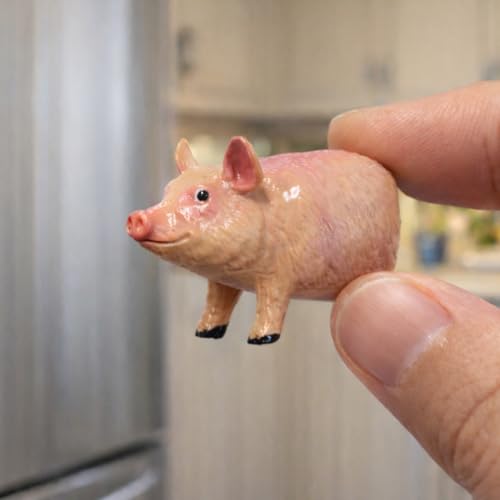 Set 12 Imanes 3D Animales de Granja para Refrigerador miniatura 5