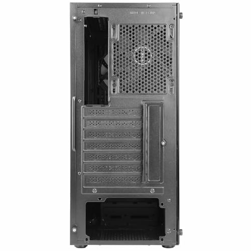 Image of Antec NX292 ARGB ATX Mid-Tower Case, Tempered Glass Side Panel, Full Side View, Pre-Installed 3 x 120mm ARGB Fans in Front & 1 x 120mm ARGB Fan in Rear