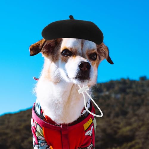 Gorra Beret para Perros Pequeños, Ajustable y Ligera miniatura 6