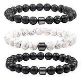 SDGBCXD Braccialetti ansiolitici, Riduce la voglia di alcol, allevia l'ansia e lo stress da astinenza, supporto naturale for smettere di bere(3B)