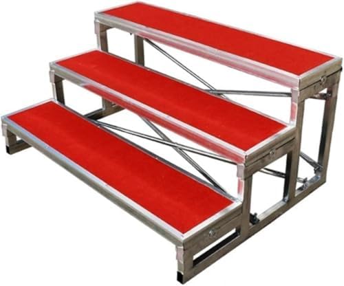 Choral Risers Choir Stairs Riser Platform Stage Anti Slip Singing Steps School Church Theater Concert,Adjustable Anti-Slip Choir Stairs Platform - Portable Risers for Schools, Churches & Eve