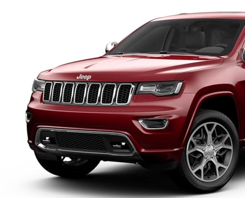 Image of Autogem 2019-2023 Jeep Grand Cherokee Chrome Grille - Premium Front Grille Replacement | Chrome Housing | Direct Fit Upgrade