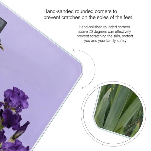 Báscula digital para baño Green Peafowl con sensor de alta precisión miniatura 4