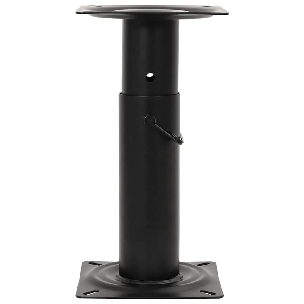 Sedia da barca pieghevole con schienale alto, sedile da barca con piedistallo regolabile in acciaio, sedile pieghevole per barca, portata 100 kg, blu, bianco, grigio