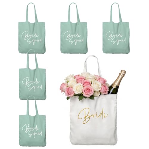 Bride Squad - Bolsas Tote para novias y damas miniatura 1