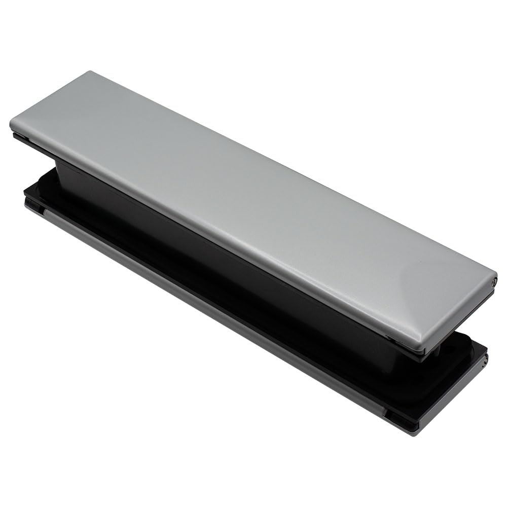12" Letterplate Door Letterbox for uPVC, Composite and Timber Doors - Premium Draught Proof, Thermal Insulation & Noise Reduction 20-40 Matte Silver