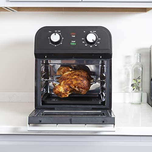 Deco Chef XL 12.7 QT Oil-Free Air Fryer Multi-Function High Capacity Countertop Convection Oven, Toaster, Rotisserie All-in-One Healthy Kitchen Oven Instructional Cook Book Included - Thumbnail 6