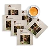 sous Verre en Lin   Arcimboldo Réseaux Sociaux Peintre Nature Morte   Lot de 6 (100 x 100 mm)
