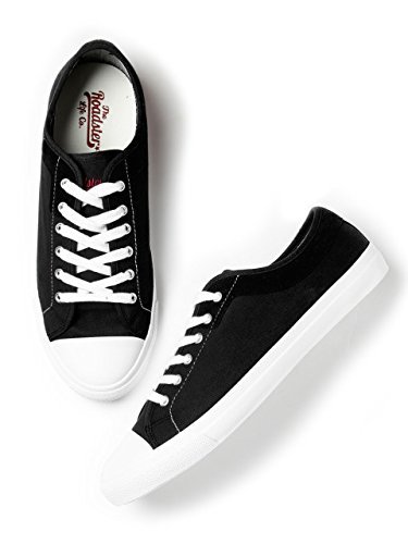 Buy Roadster Men Black Sneakers (8UK 