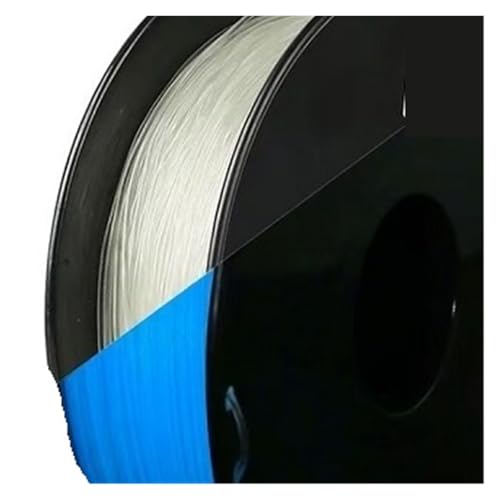 Filament TPU souple 95A transparent bleu phosphorescent 1.75 mm
