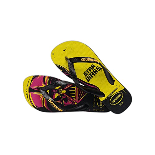Chinelo Preto/Amarelo Pop Star Wars Havaianas Adult Licenses n° 33/34