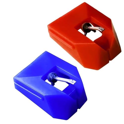 Moliuoly AT-VMN95E - Aguja de repuesto para tocadiscos Audio Technica AT-LP120X, color azul