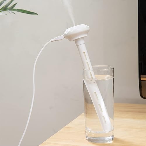 Miniatura 5 de Barra humidificadora incluye algodón corto largo alimentado por USB para viajes, dormitorio, oficina, silencioso, compacto