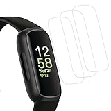LUCXXI Compatible with Fitbit Inspire 3 Screen Protector, 3 Pack Full Coverage Soft TPU Clear Film with Anti-Scratch and HD Screen Protector Cover for Inspire 3 Smart Watch in 2022