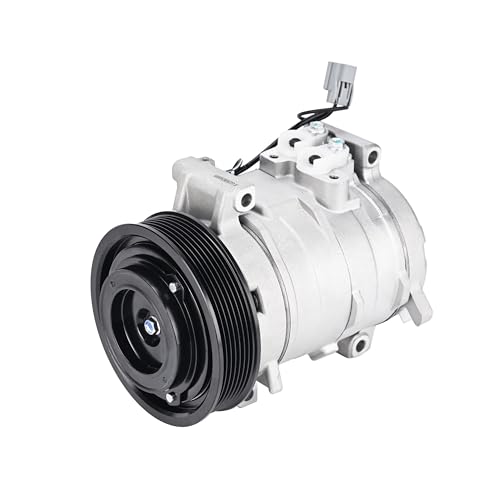 XiaGeng A/C Compressor Compatible with Honda Accord 2.4L 2003-2007 7 Grooves Replacements 6021321 6021322 C1381 10345430 10349951 38810RAAA01 4710537 4710538 4711538 1521609 1028003